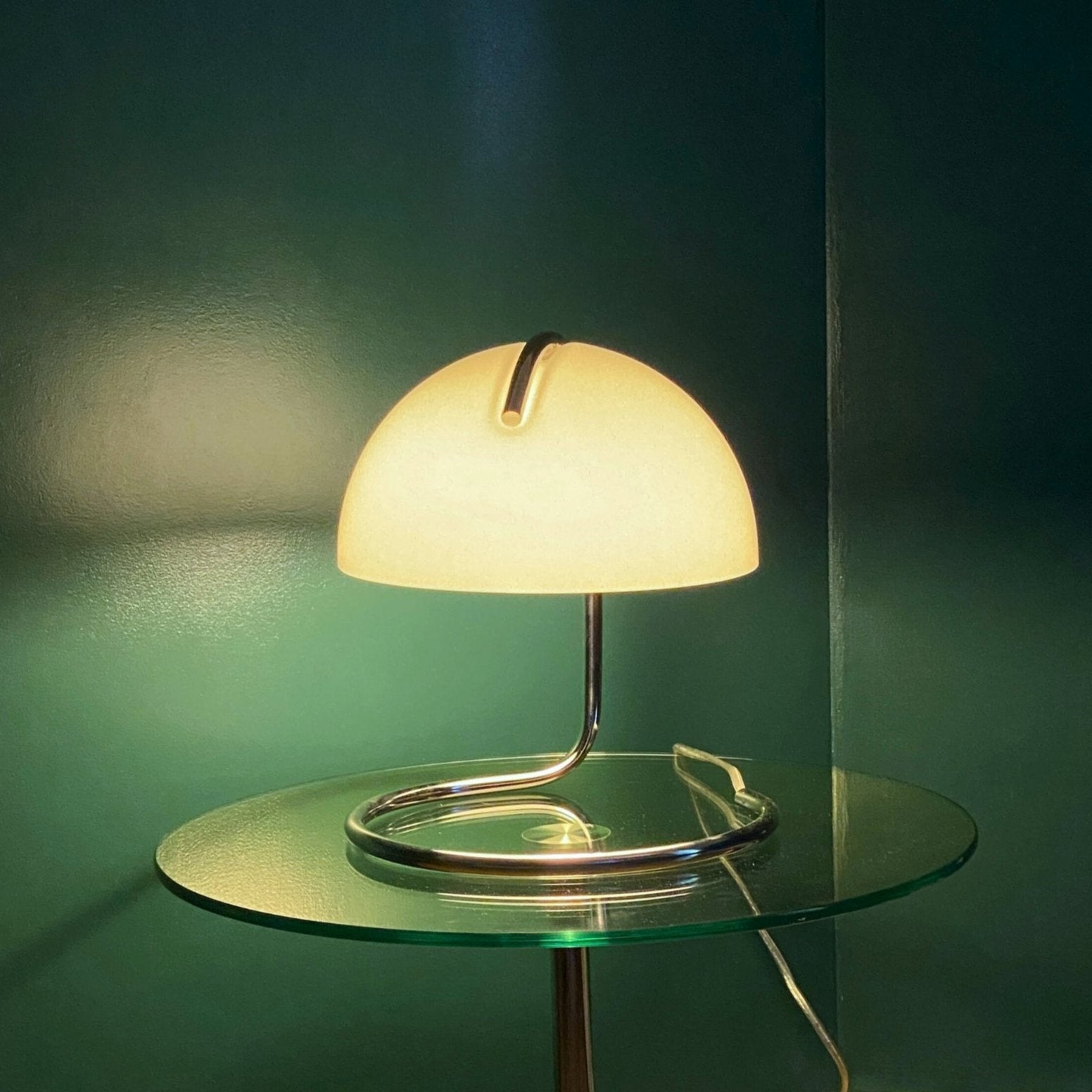 Object 997 Ivory Chrome Table Lamp