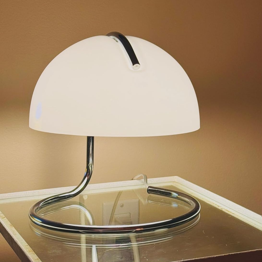Object 997 Ivory Chrome Table Lamp