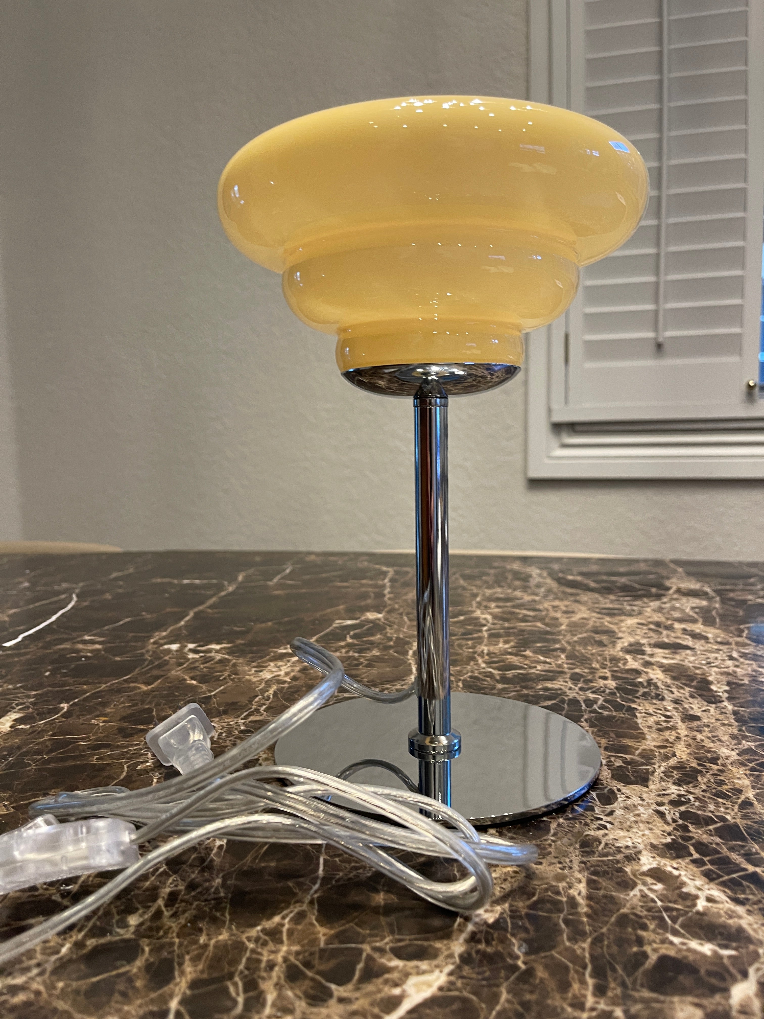 Object 985 Retro inspired MCM mushroom ufo table lamp