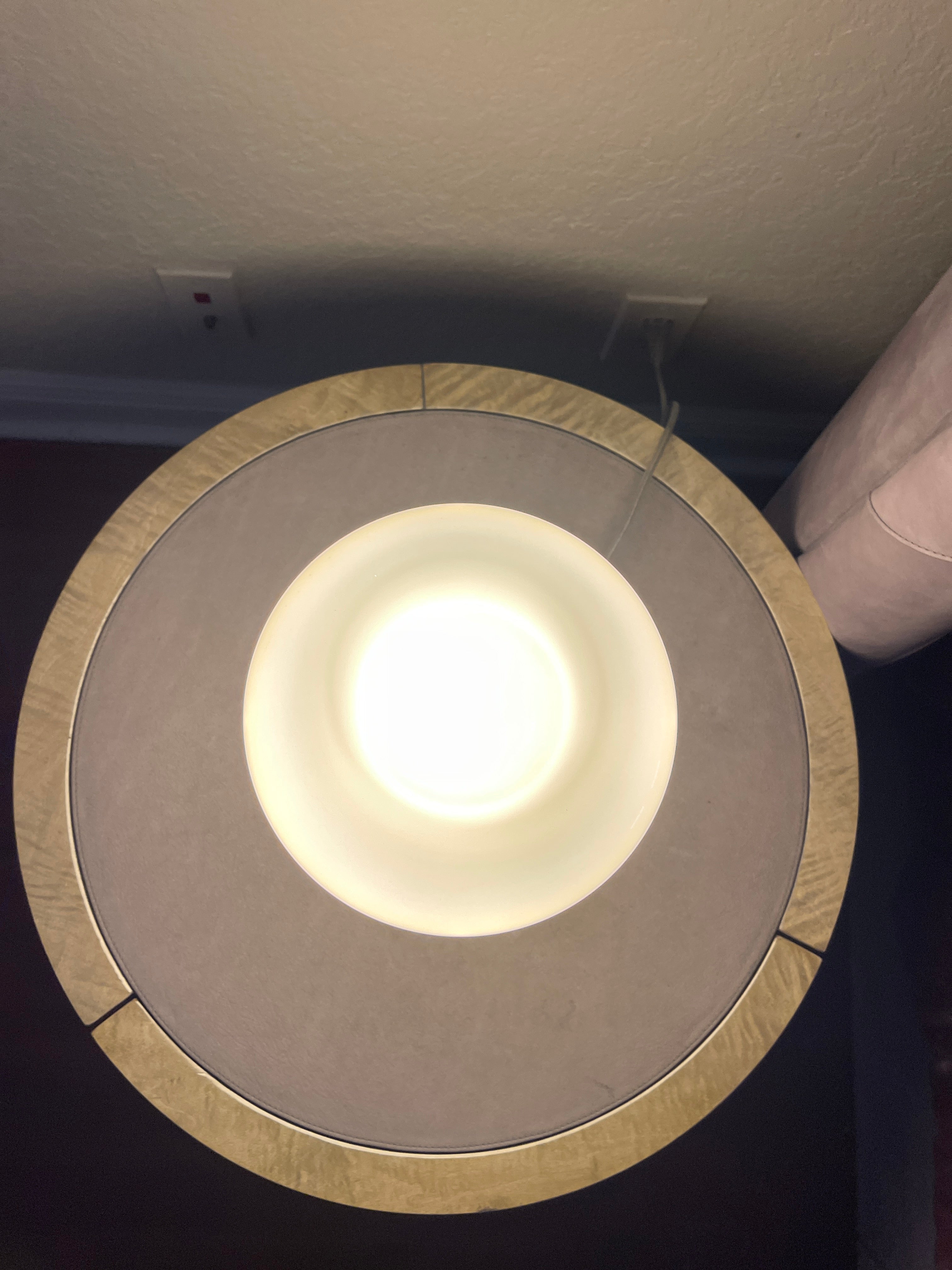 Object 985 Retro inspired MCM mushroom ufo table lamp