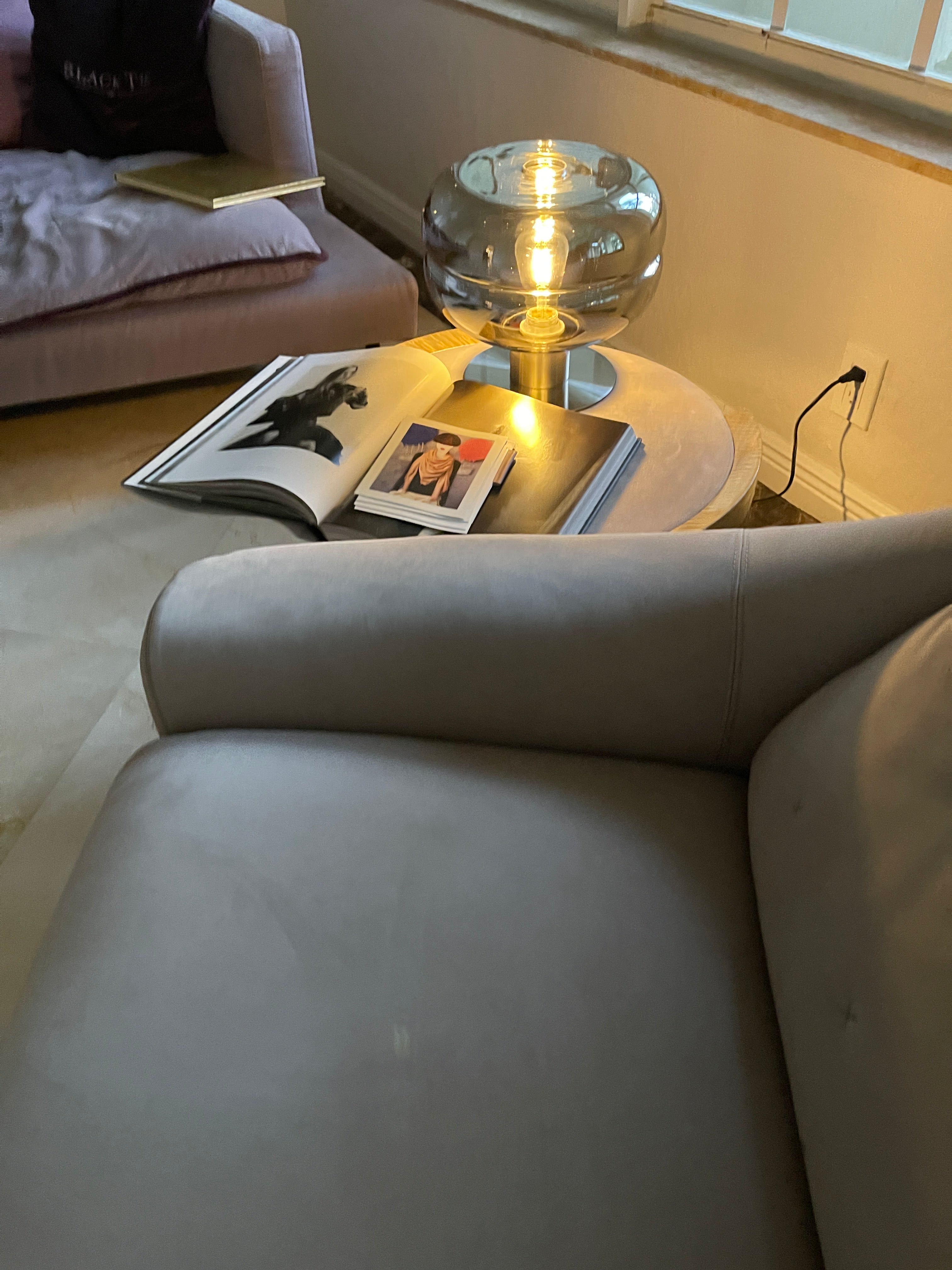 Object 994 Chrome Tinted Glam Lamp