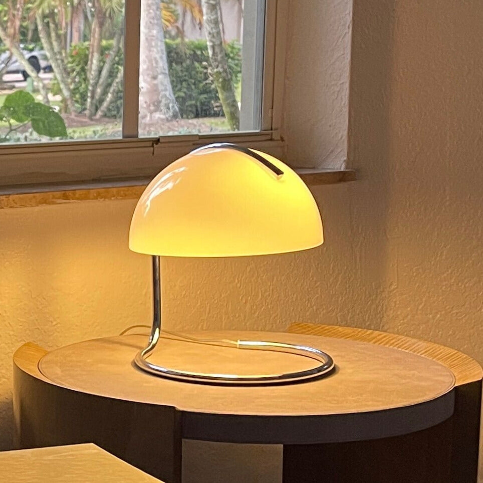 Object 997 Ivory Chrome Table Lamp