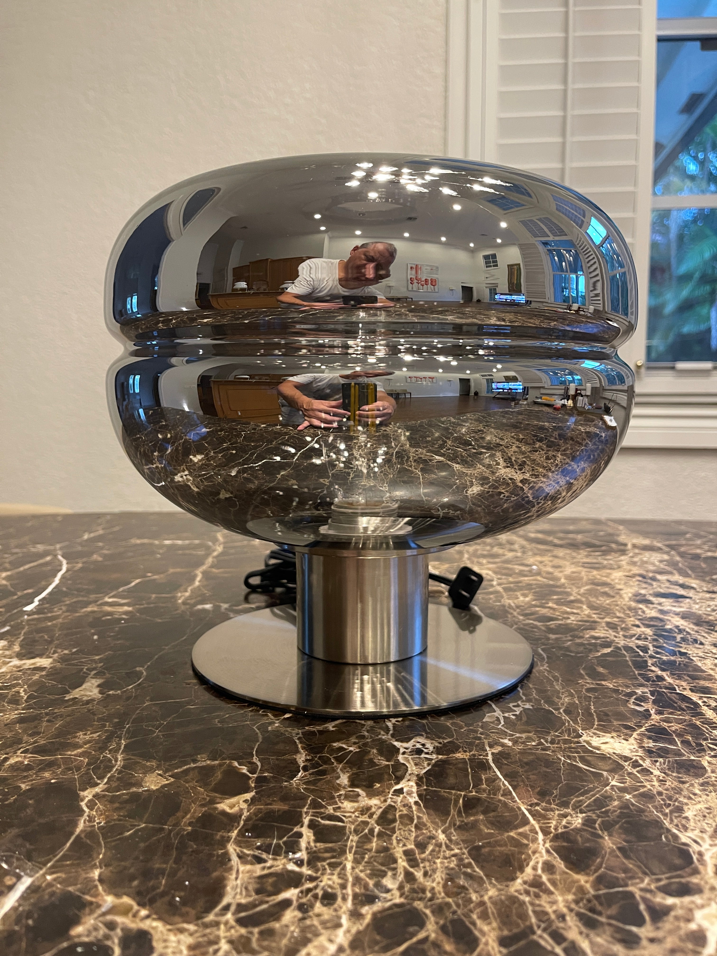Object 994 Chrome Tinted Glam Lamp