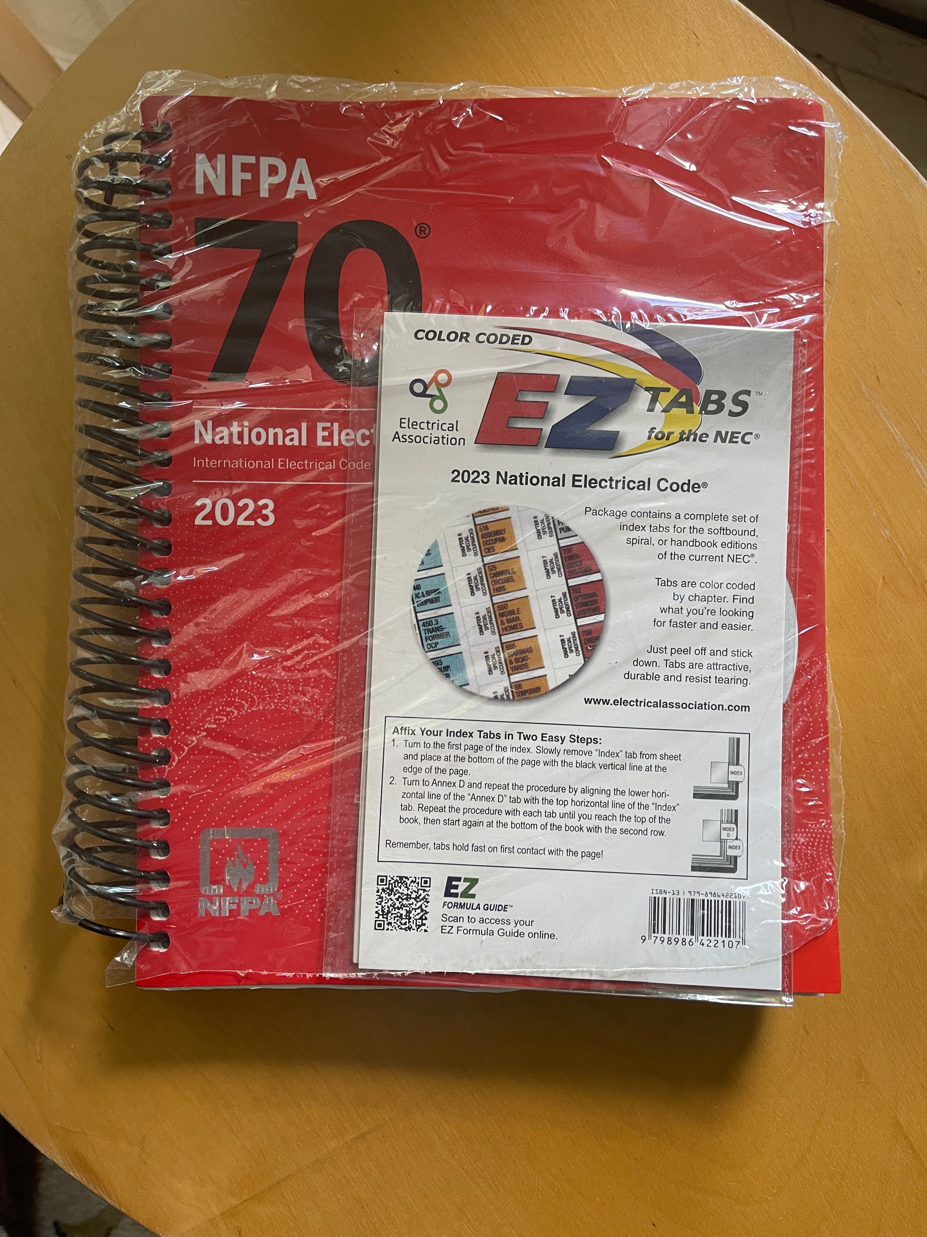 NFPA 70, National Electrical Code, 2023 Edition, Spiralbound With Index Tab + Ugly’s Electrical References, 2023 Edition Spiral-bound