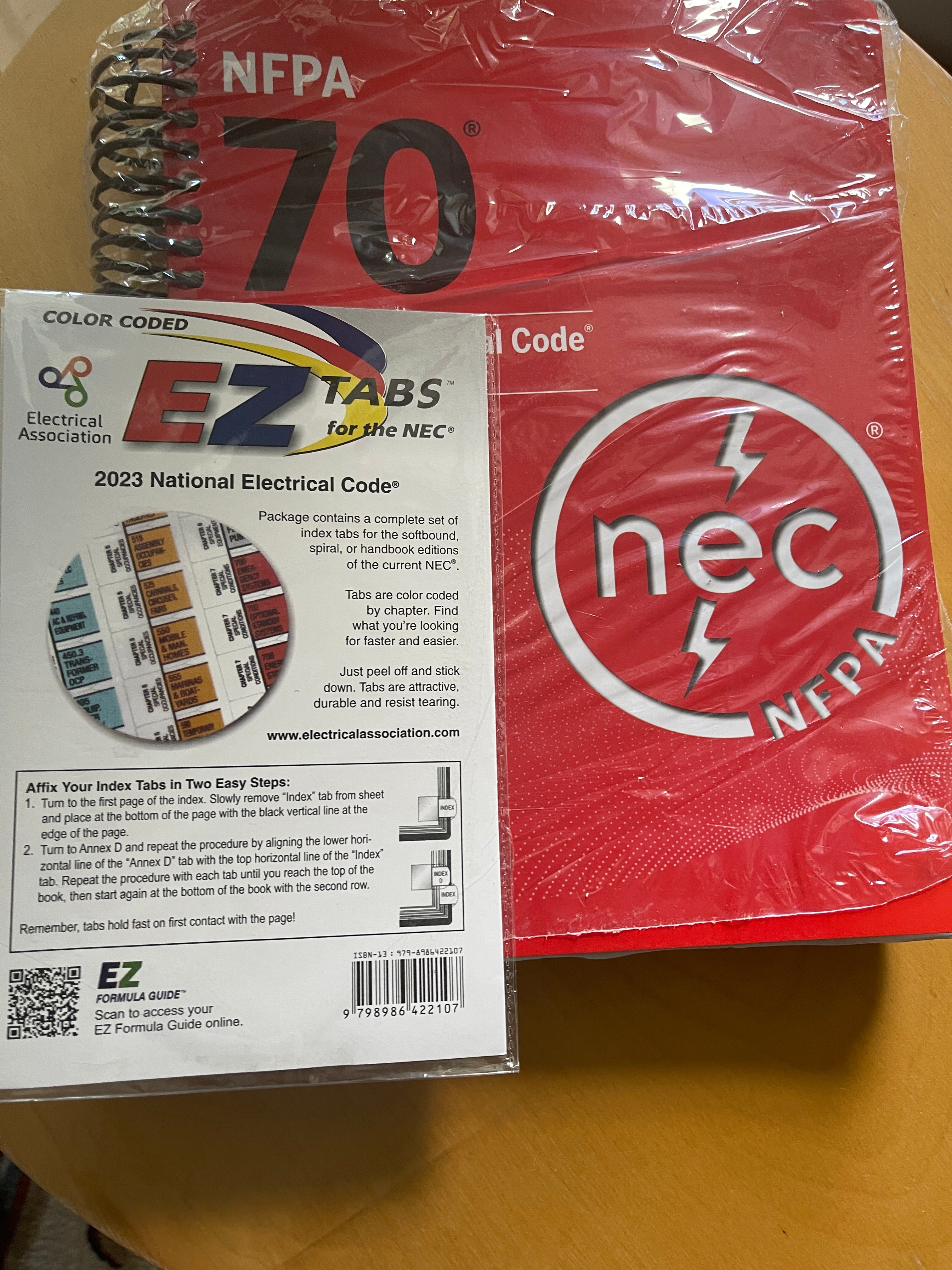 NFPA 70, National Electrical Code, 2023 Edition, Spiralbound With Index Tab + Ugly’s Electrical References, 2023 Edition Spiral-bound