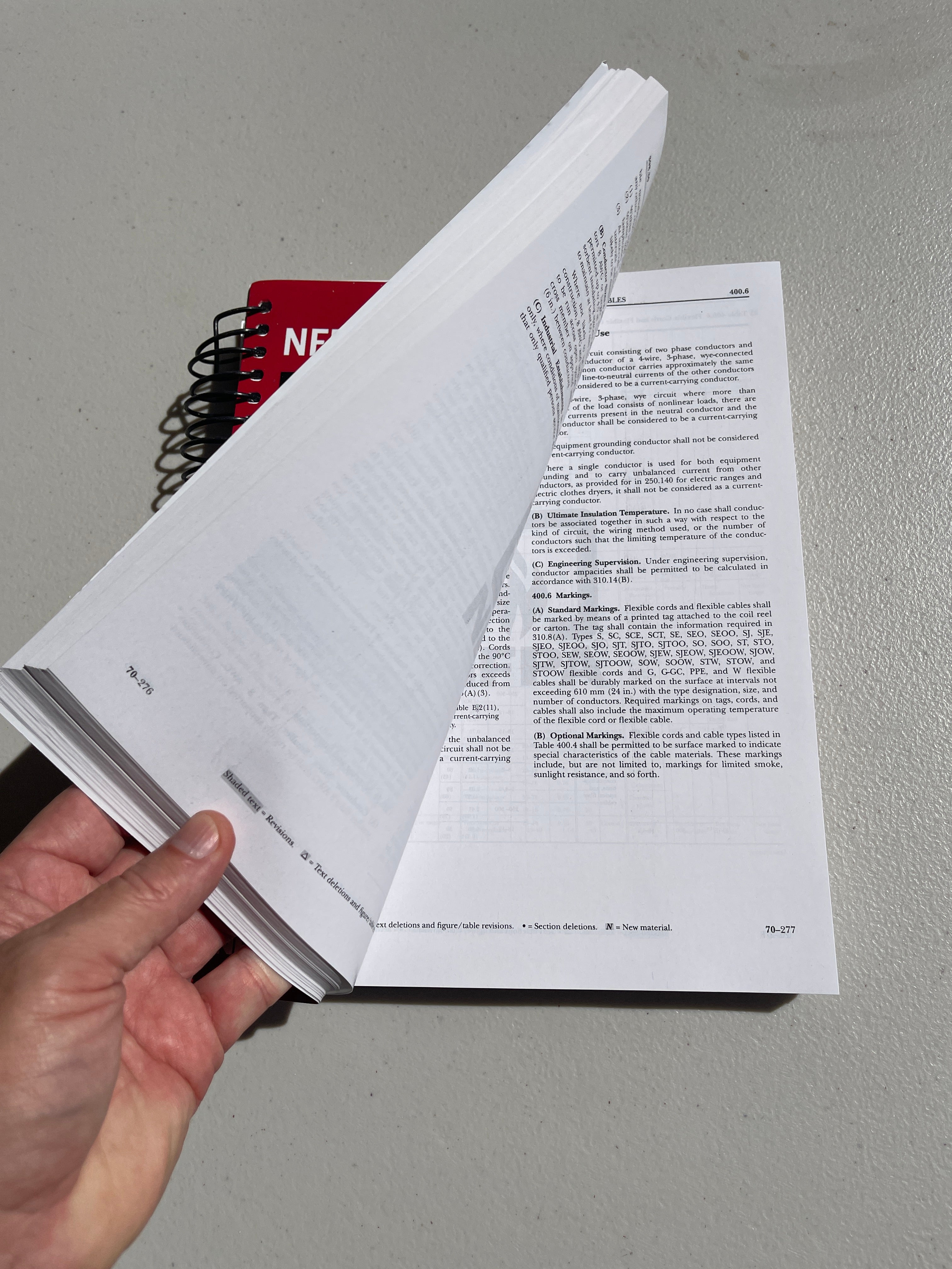 NFPA 70, National Electrical Code, 2023 Edition, Spiralbound With Index Tab + Ugly’s Electrical References, 2023 Edition Spiral-bound