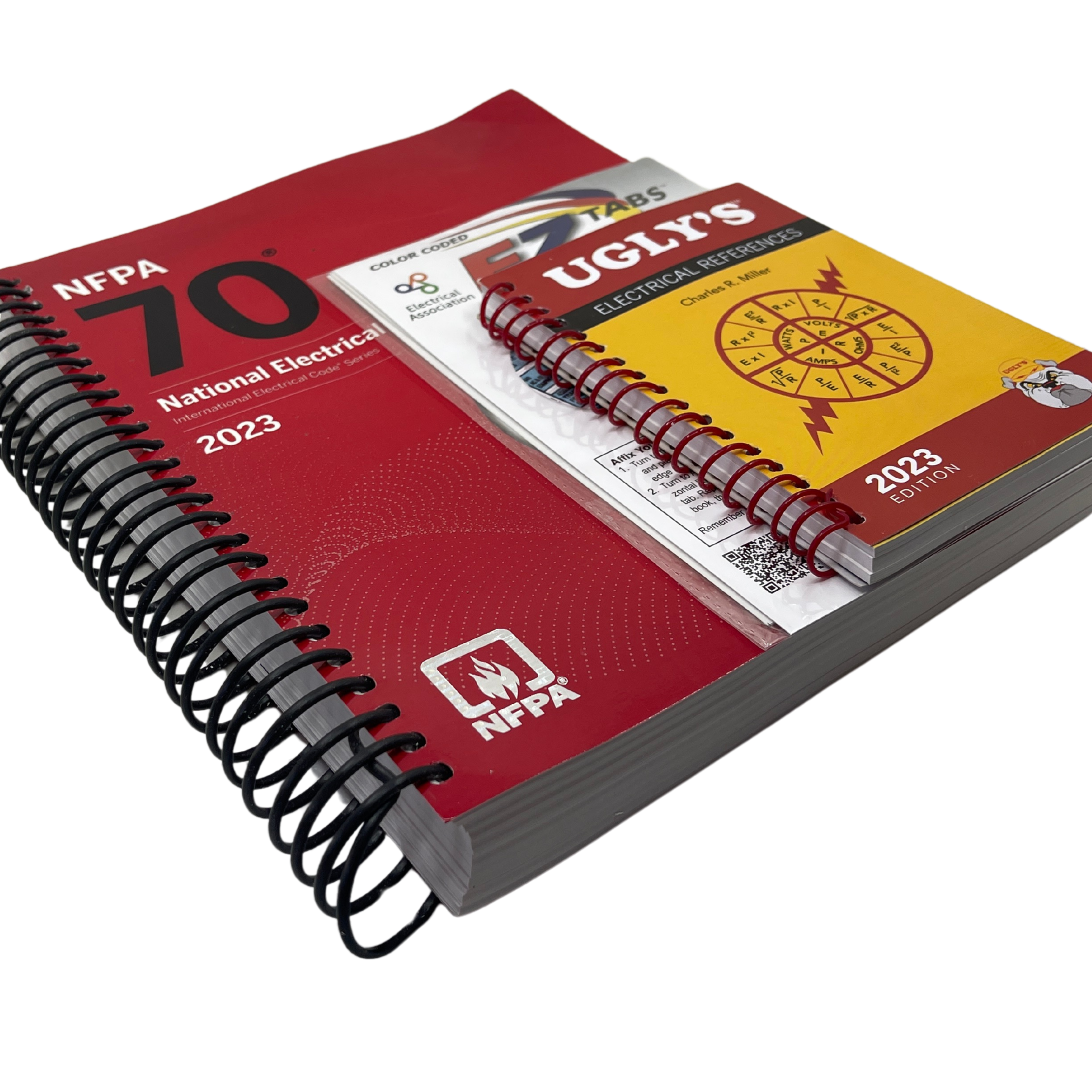 NFPA NEC 70 National Electrical Code 2023 Spiral bound with EZ Tabs & Ugly