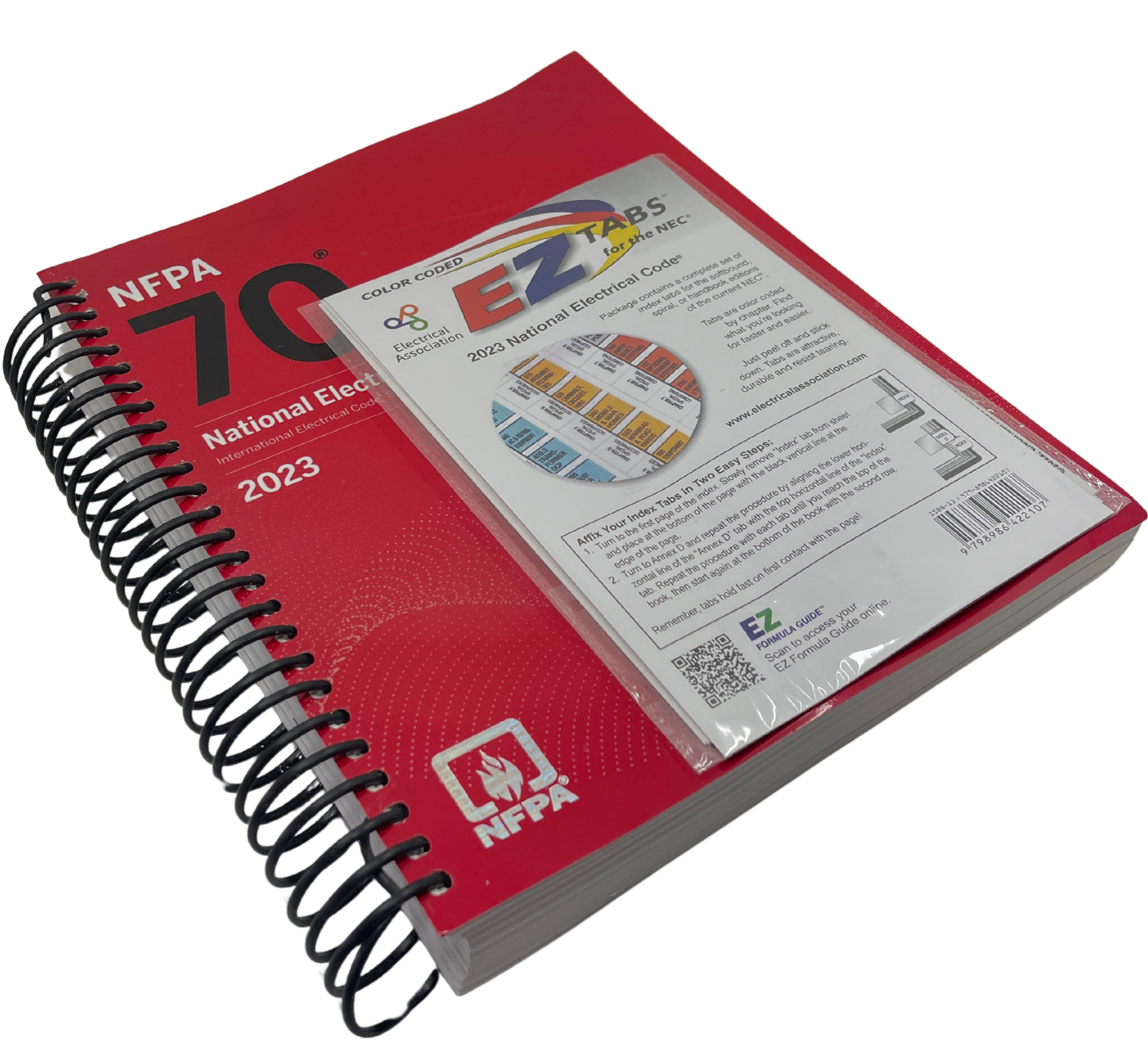 NFPA 70, National Electrical Code, 2023 Edition, Spiralbound With Index Tab + Ugly’s Electrical References, 2023 Edition Spiral-bound